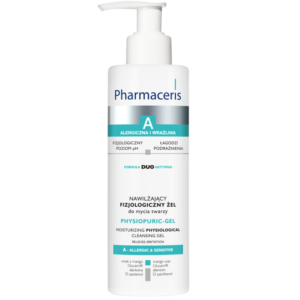 Pharmaceris A - Physiopuric Gel Cleanser - Moisturizing Cleansing Gel For The Face And Eyes - 190ml